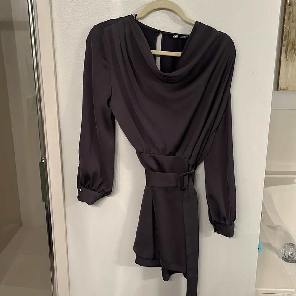 Zara belted dress